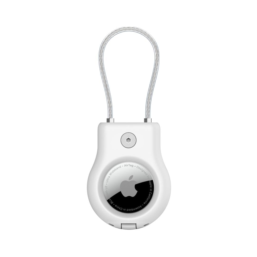 Belkin Apple AirTag Holder Keychain with Key Ring, Scratch-Resistant