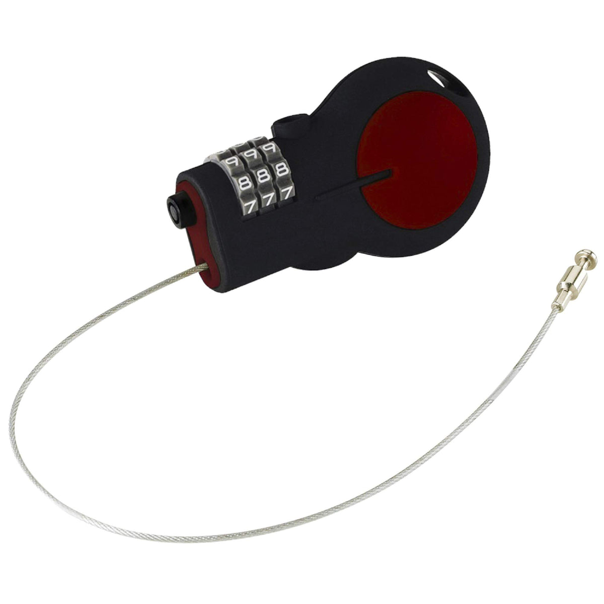 Lewis N. Clark Cable Luggage Lock | TSA Approved | Travel Or Bike Lock | Set Your Own Combination | 30-inch Retractable Steel Cable