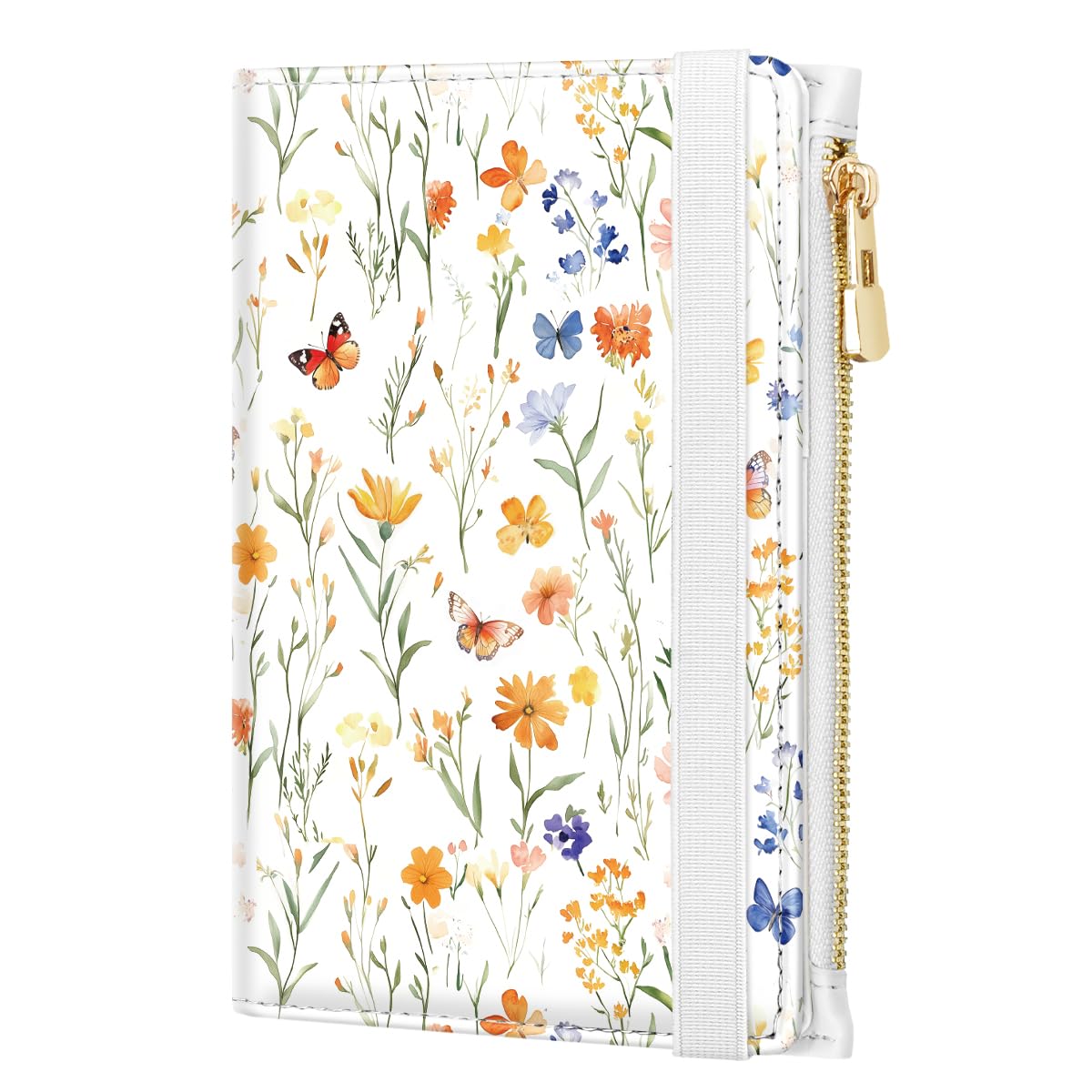 Passport Holder for Travel, RFID Blocking Passport Cover for Women Zipper
