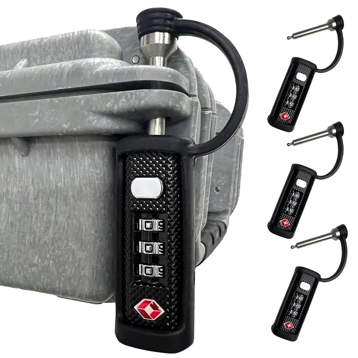 LAFENLIN TSA Lock for Gun Case, 3-Dial Combo Padlock