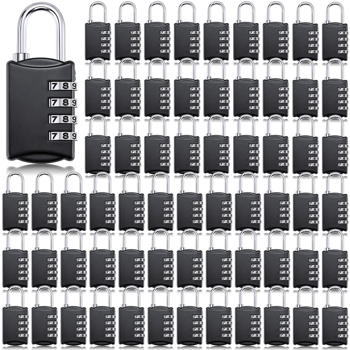 Moxweyeni 20 Pcs 4 Digit Combination Locks Small Combo for Luggage