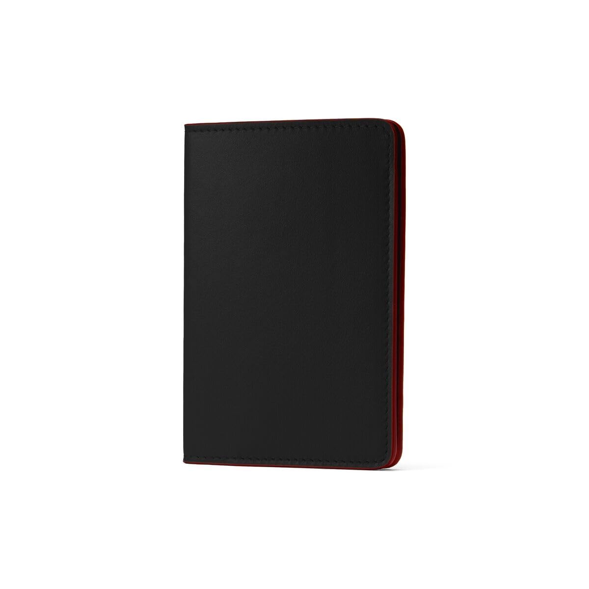 Maruse Leather Passport Holder, Handmade in Italy, Top-Grain Leather Passport Cover with Card Slots
