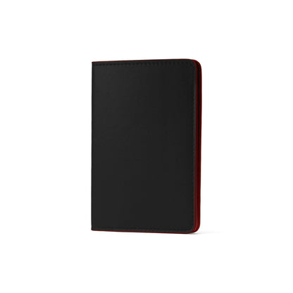 Maruse Leather Passport Holder, Handmade in Italy, Top-Grain Leather Passport Cover with Card Slots