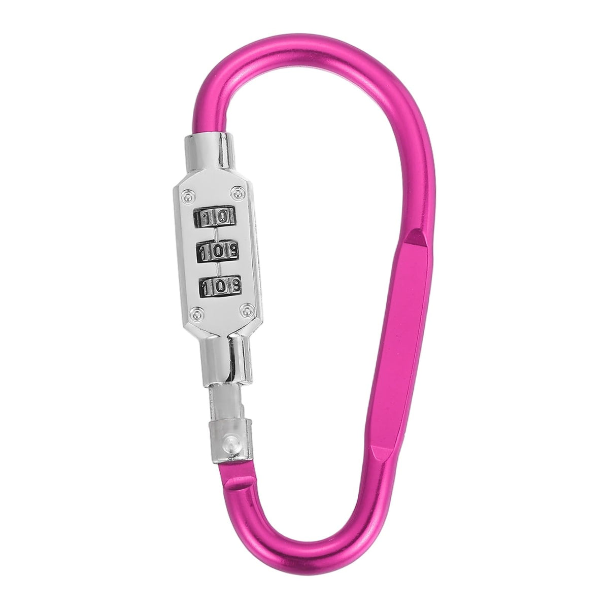 PATIKIL D-Shaped Code Combination Lock 3-Digit Combo 4.8"x2.4" 2 Pcs
