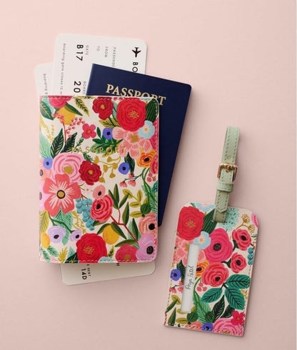 RIFLE PAPER CO. Garden Party Passport Holder, Fits Standard Passports