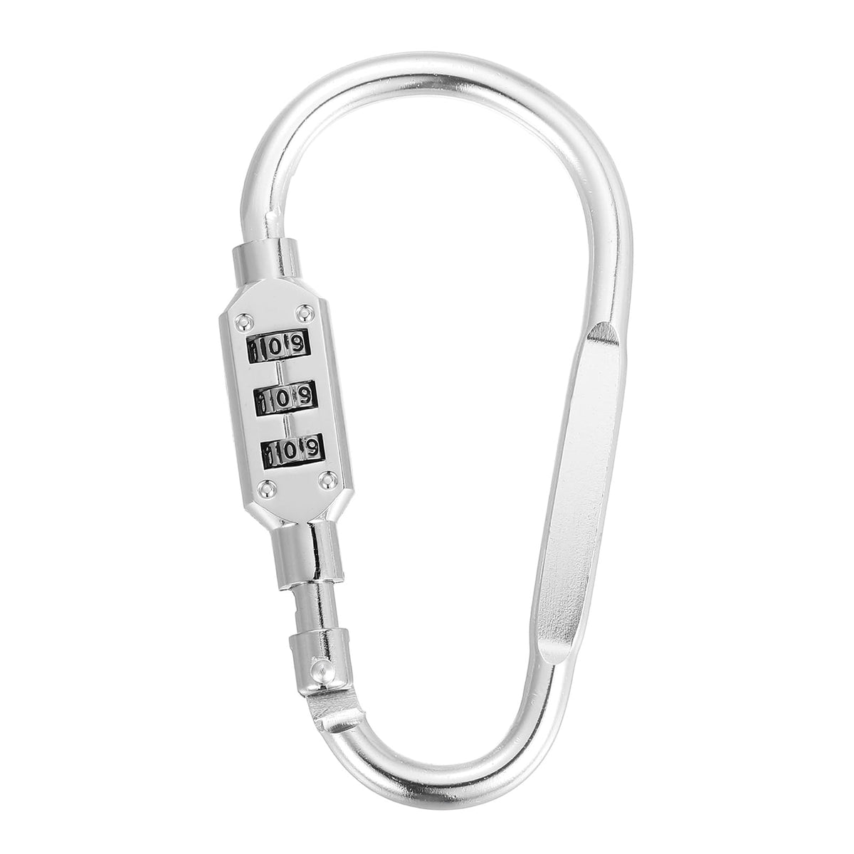 PATIKIL D-Shaped Code Combination Lock 3-Digit Combo 4.8"x2.4" 2 Pcs