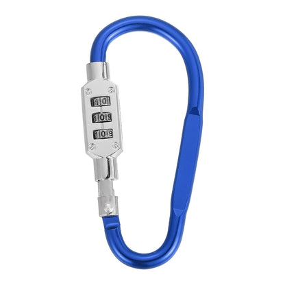 PATIKIL D-Shaped Code Combination Lock 3-Digit Combo 4.8"x2.4" 2 Pcs