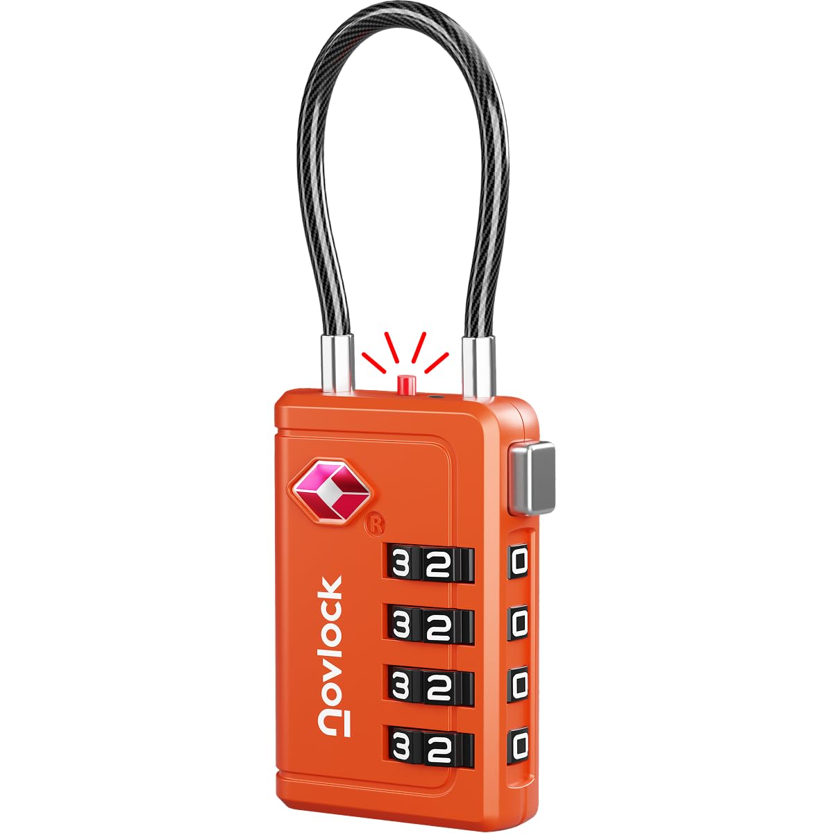 TSA Approved Luggage Locks, Travel Locks with Inspection Indicator