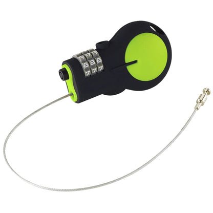 Lewis N. Clark Cable Luggage Lock | TSA Approved | Travel Or Bike Lock | Set Your Own Combination | 30-inch Retractable Steel Cable