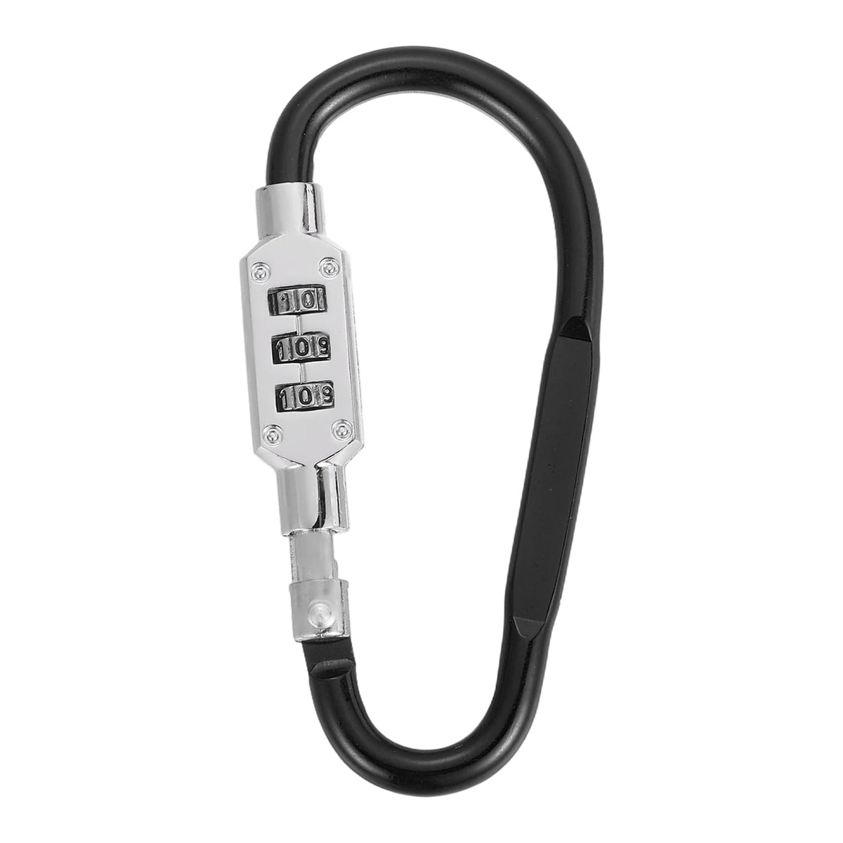 PATIKIL D-Shaped Code Combination Lock 3-Digit Combo 4.8"x2.4" 2 Pcs