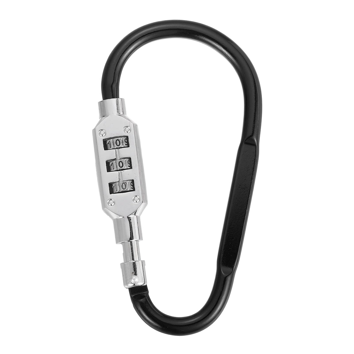 PATIKIL D-Shaped Code Combination Lock 3-Digit Combo 4.8"x2.4" 2 Pcs