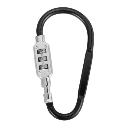 PATIKIL D-Shaped Code Combination Lock 3-Digit Combo 4.8"x2.4" 2 Pcs