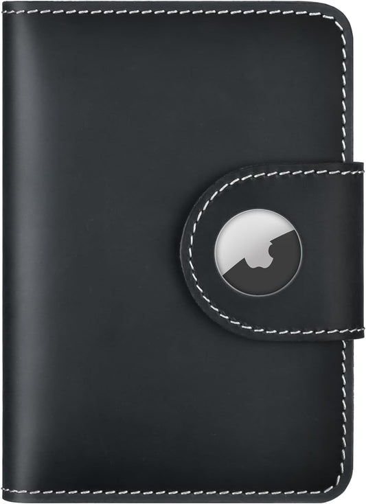 Genuine Leather Passport Holder for Men, Passport Travel Wallet with Credit Card Slot and Boarding Pass Slot Combo, Passport Wallet Case Book Travel Document Holder Cover Accessories