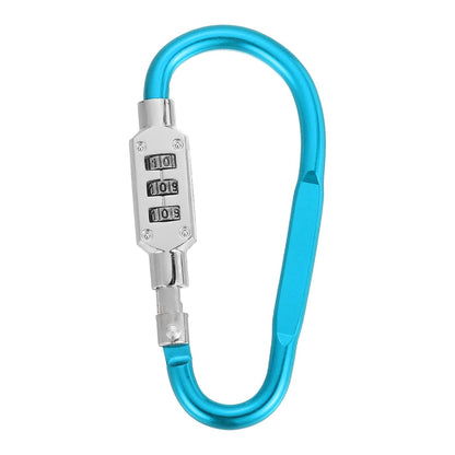 PATIKIL D-Shaped Code Combination Lock 3-Digit Combo 4.8"x2.4" 2 Pcs