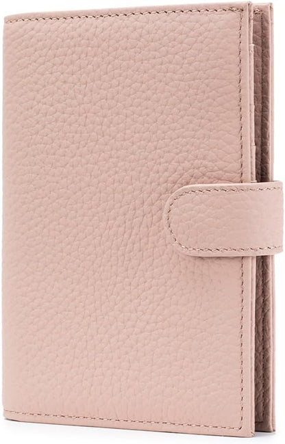 Leather RFID Slim Passport Holder for Travel Women, Gift Ready