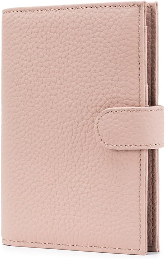 Leather RFID Slim Passport Holder for Travel Women, Gift Ready