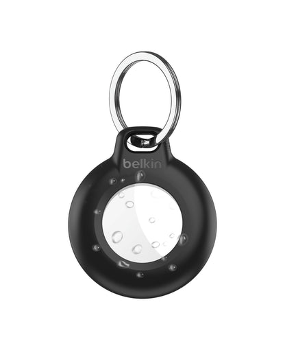 Belkin Apple AirTag Holder Keychain with Key Ring, Scratch-Resistant