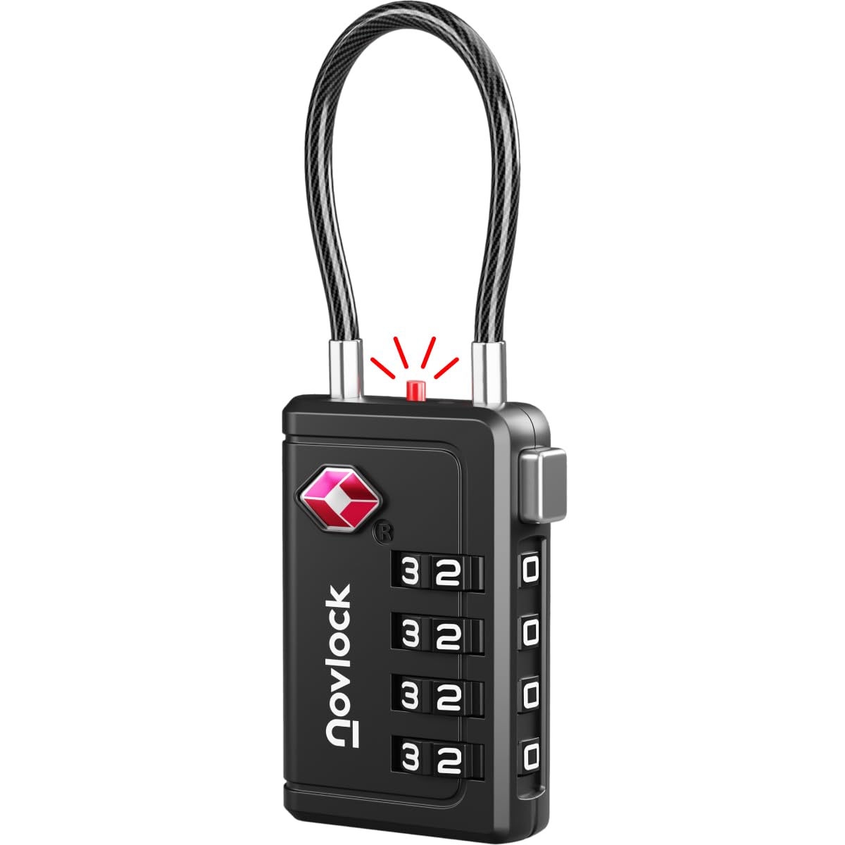 TSA Approved Luggage Locks, Travel Locks with Inspection Indicator