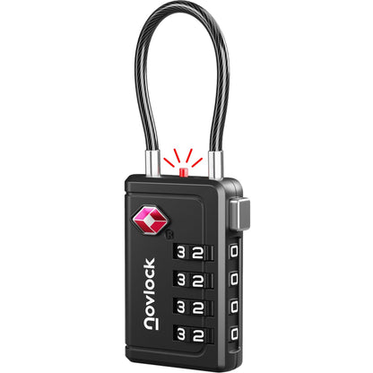 TSA Approved Luggage Locks, Travel Locks with Inspection Indicator