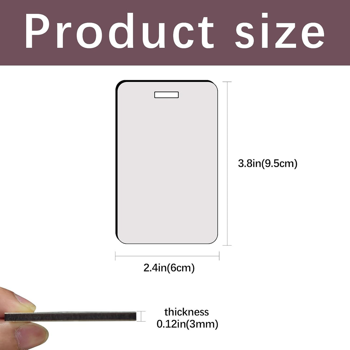 50 pcs Sublimation Luggage tag Blanks White Blank Travel Bag Tags with Strap Double Sided MDF Suitcase Label Tag with Slots Keychains Blanks Handmade DIY Crafting