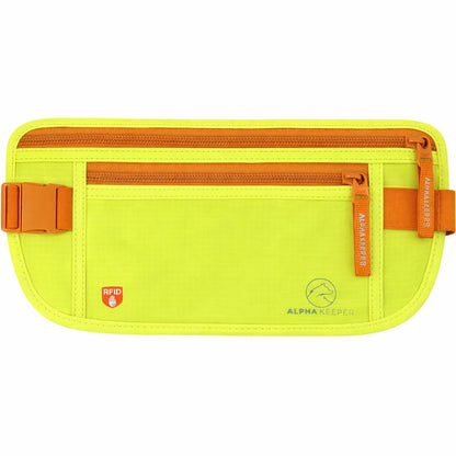 Alpha Keeper Money Belt for Travel Men Women Hidden RFID Passport Holder