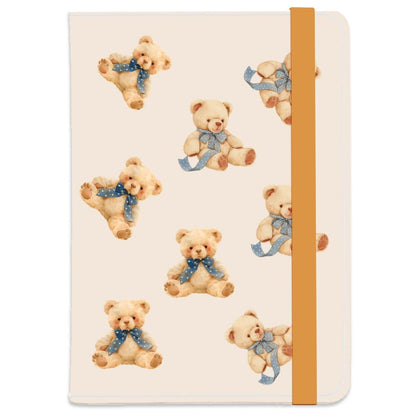 Passport Holder Featuring Delicate Pink and White Blooms PU Leather Travel Document Wallet Feminine Passport Cover for Women 5.9 x 4.3 Inches