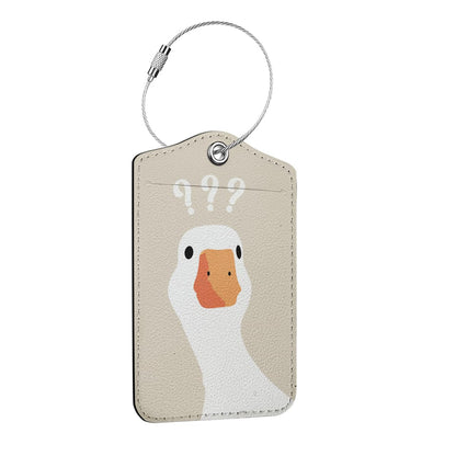 Funny Luggage Tag, Quotes Suitcase Tags with Privacy Flap Metal Loop
