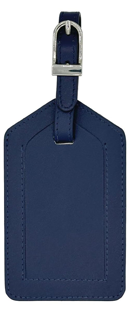 Emerald Green Genuine Top Grain Leather Luggage Tag