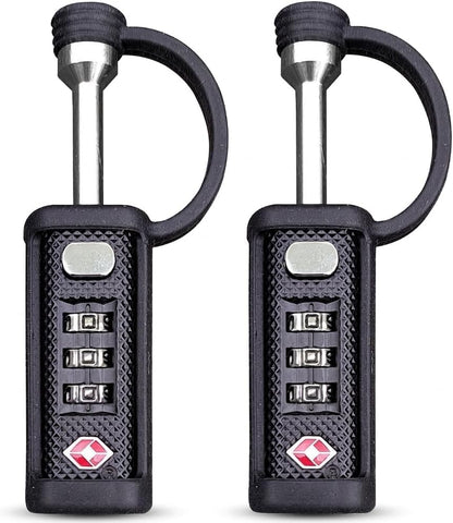 Cut-Resistant Gun Case Lock, TSA Approved Anti-Theft Single Shaft Padlock
