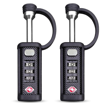 Cut-Resistant Gun Case Lock, TSA Approved Anti-Theft Single Shaft Padlock