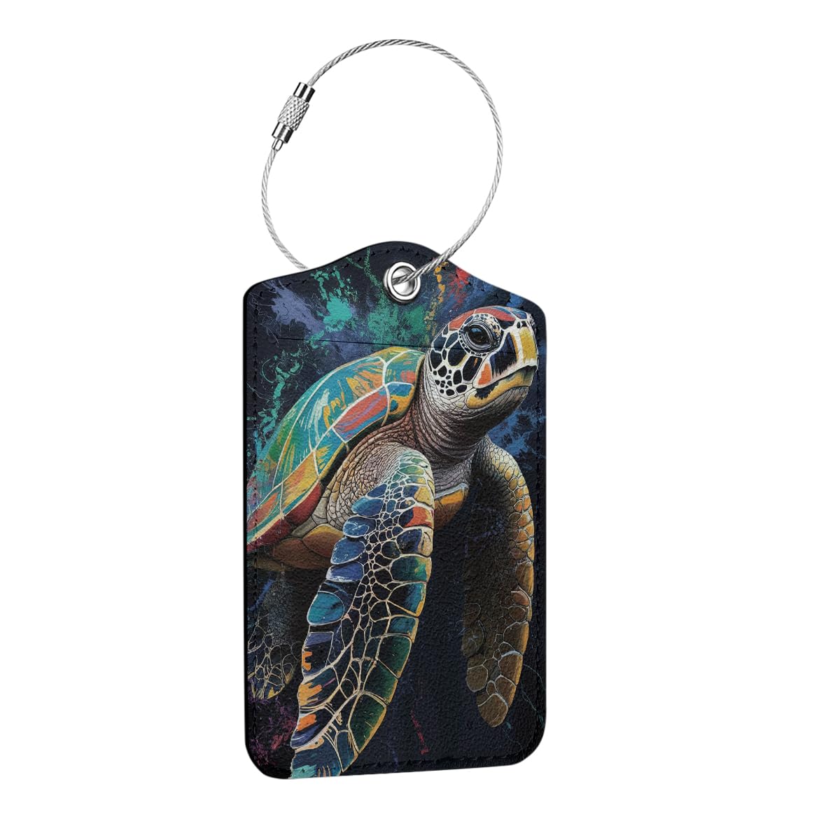 Funny Luggage Tag, Quotes Suitcase Tags with Privacy Flap Metal Loop