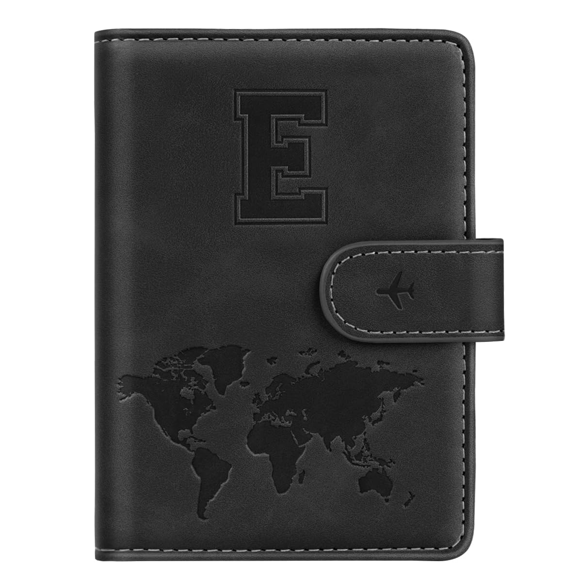 Passport Holder Cover Initial Letter A-Z Travel Wallet Personalized