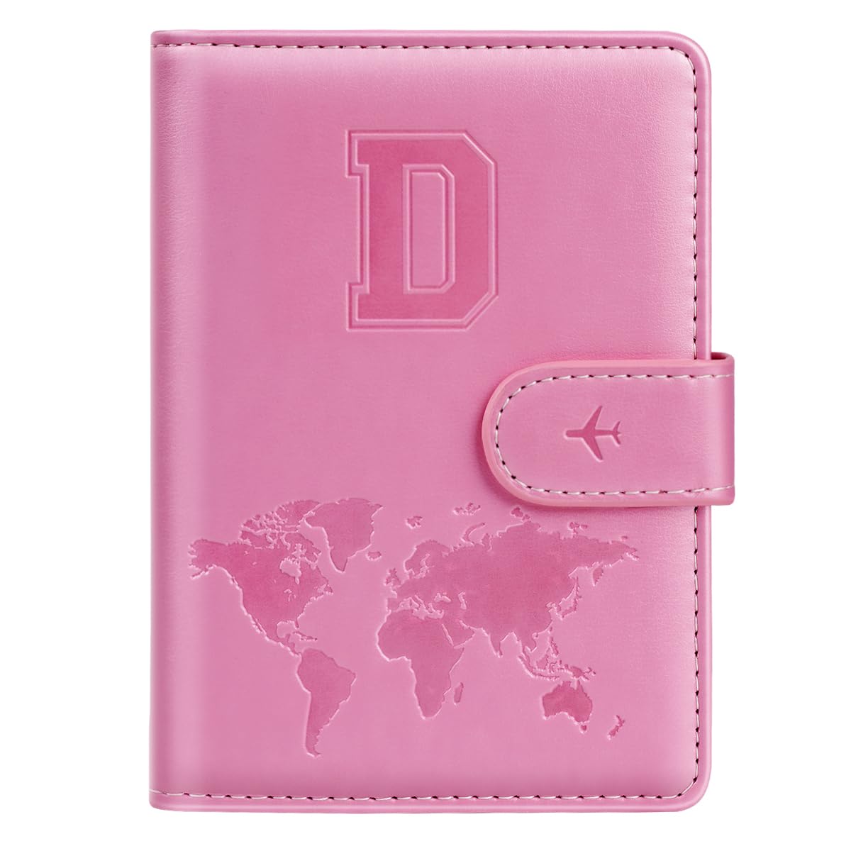 Passport Holder Cover Initial Letter A-Z Travel Wallet Personalized