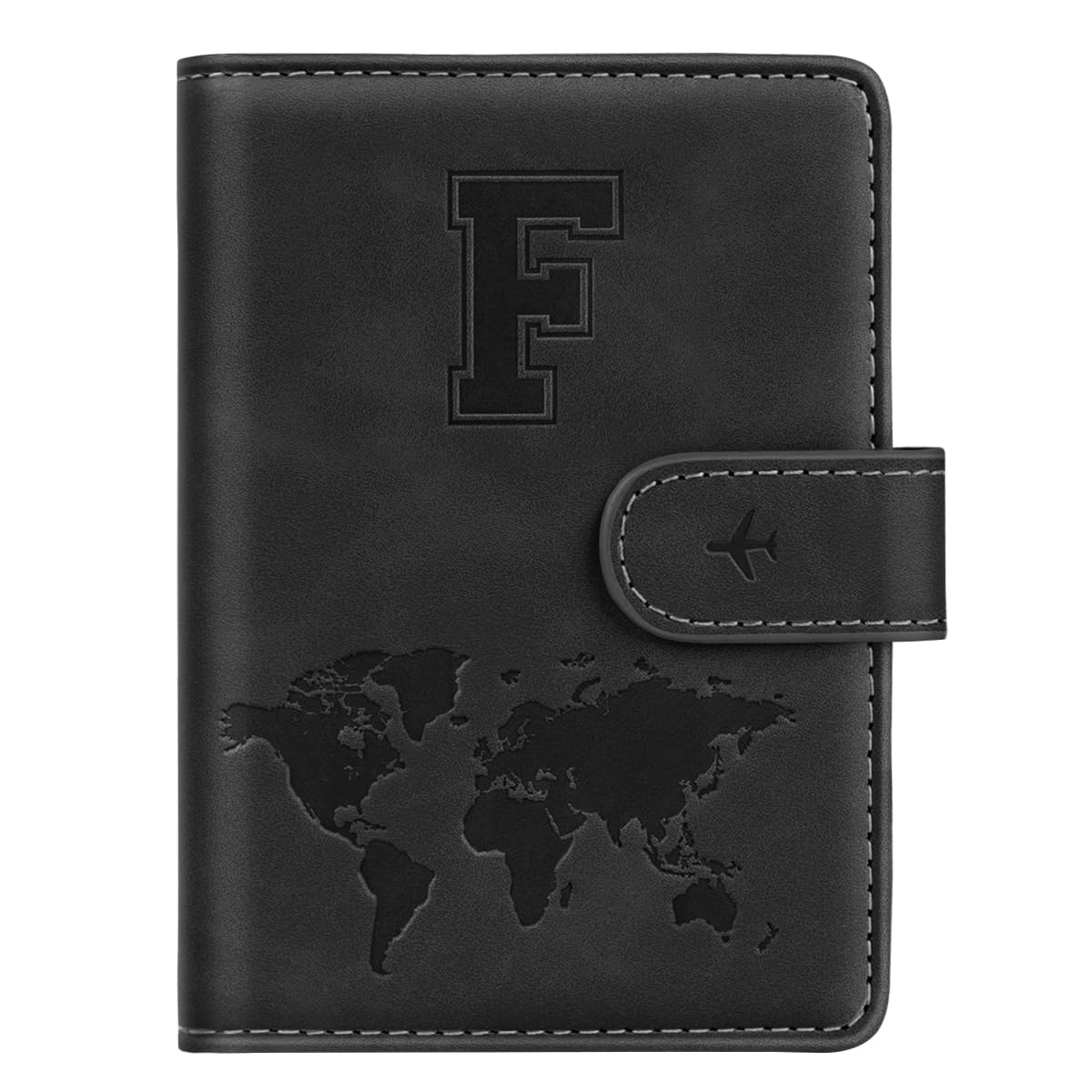 Passport Holder Cover Initial Letter A-Z Travel Wallet Personalized