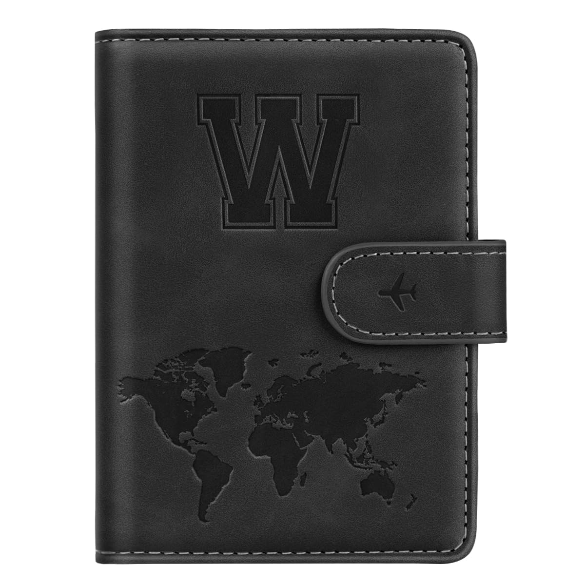 Passport Holder Cover Initial Letter A-Z Travel Wallet Personalized