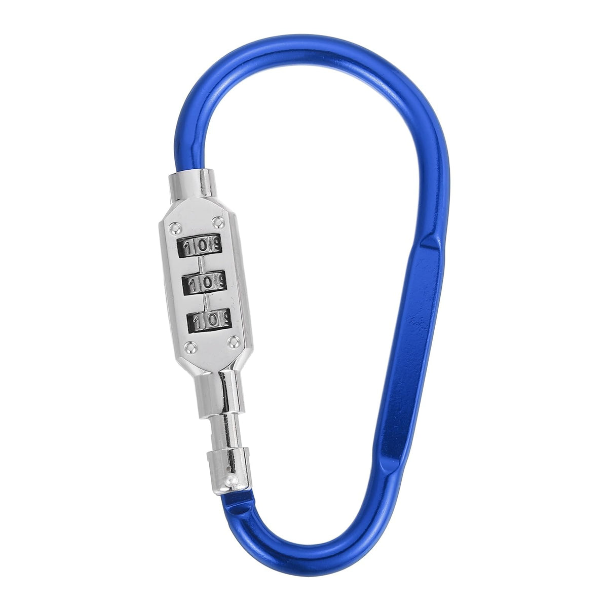 PATIKIL D-Shaped Code Combination Lock 3-Digit Combo 4.8"x2.4" 2 Pcs