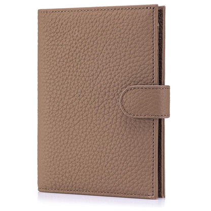 Leather RFID Slim Passport Holder for Travel Women, Gift Ready