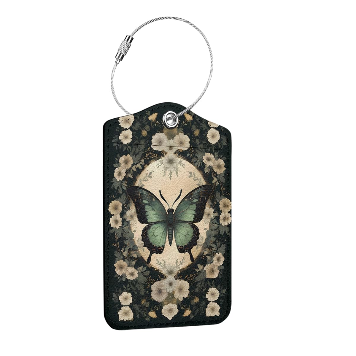 Funny Luggage Tag, Quotes Suitcase Tags with Privacy Flap Metal Loop