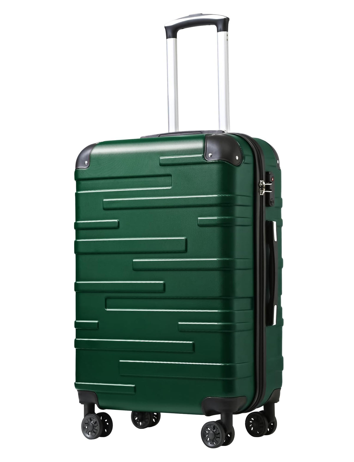Coolife Hardside ABS Luggage, TSA Lock, Spinner Wheels, 3-Piece Set