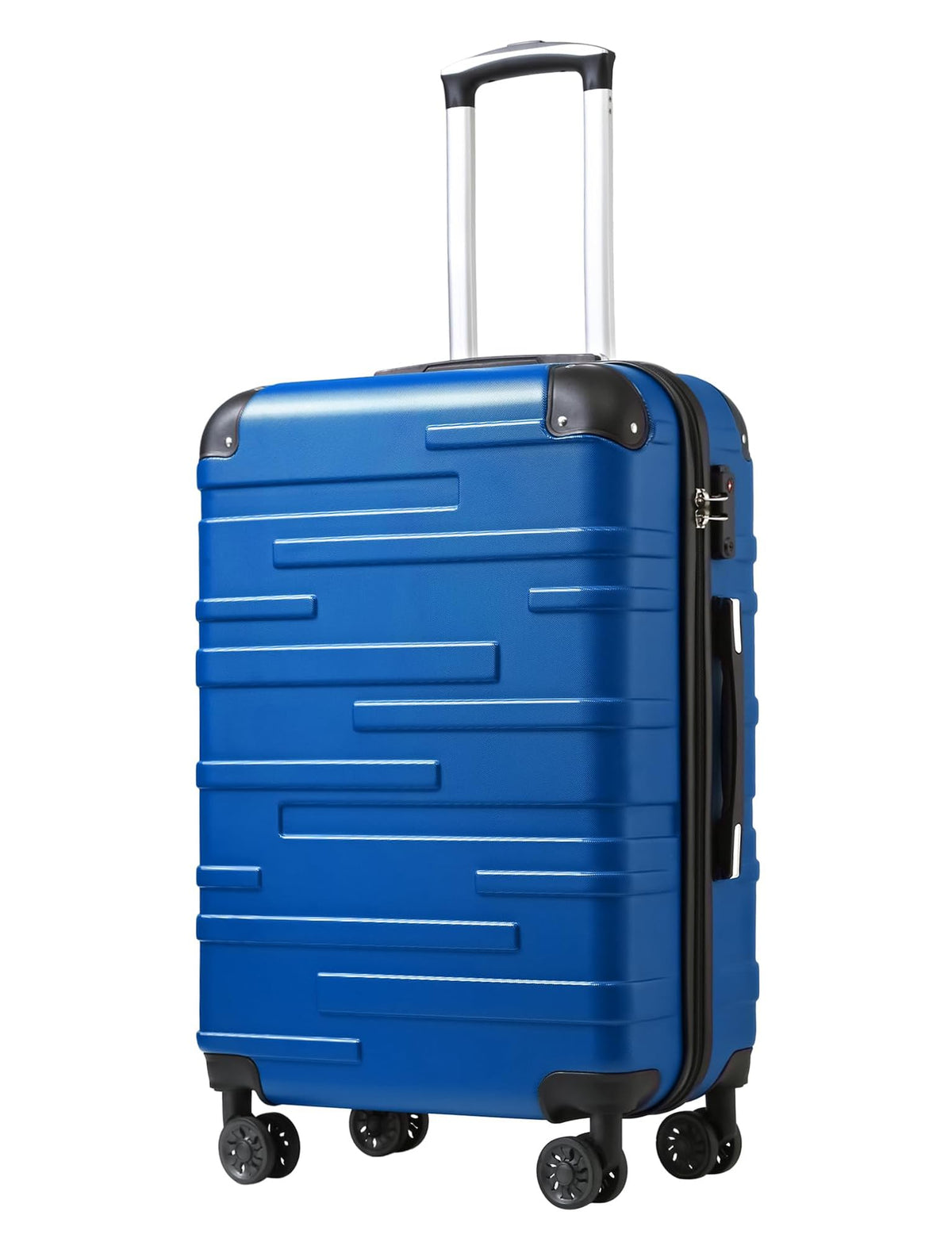 Coolife Hardside ABS Luggage, TSA Lock, Spinner Wheels, 3-Piece Set