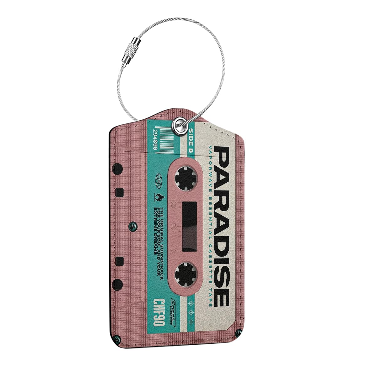 Funny Luggage Tag, Quotes Suitcase Tags with Privacy Flap Metal Loop