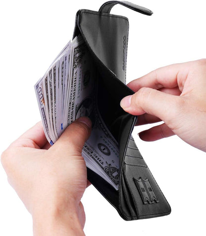 Passport Holder Cover Wallet RFID Blocking, Travel Essentials