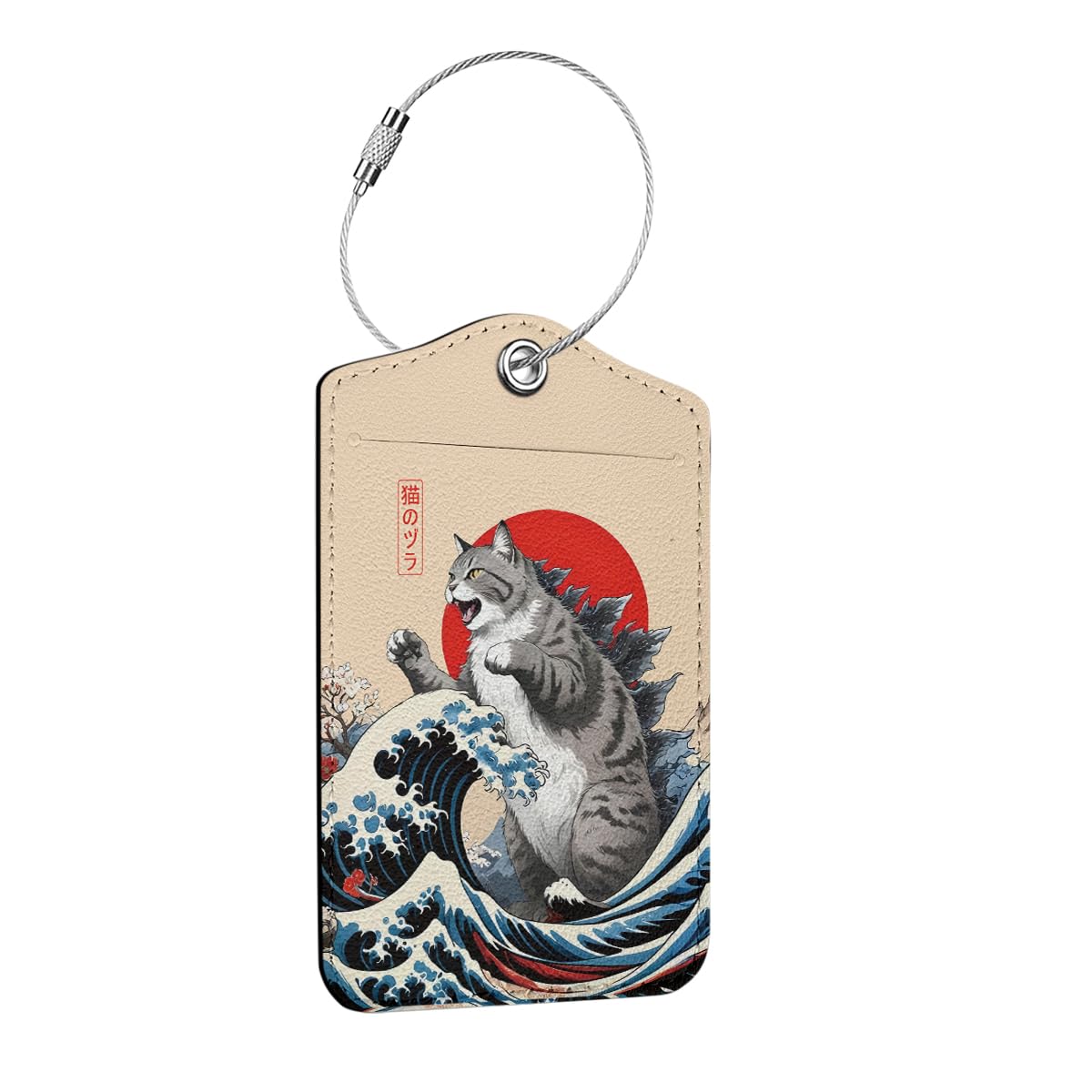 Funny Luggage Tag, Quotes Suitcase Tags with Privacy Flap Metal Loop