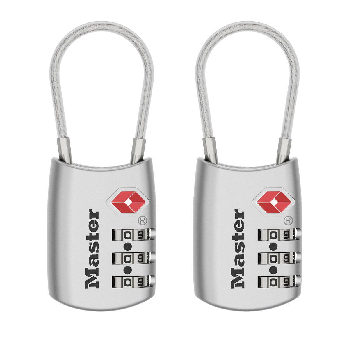 Master Lock TSA Approved Combination Luggage Lock, Assorted, 4688EC4