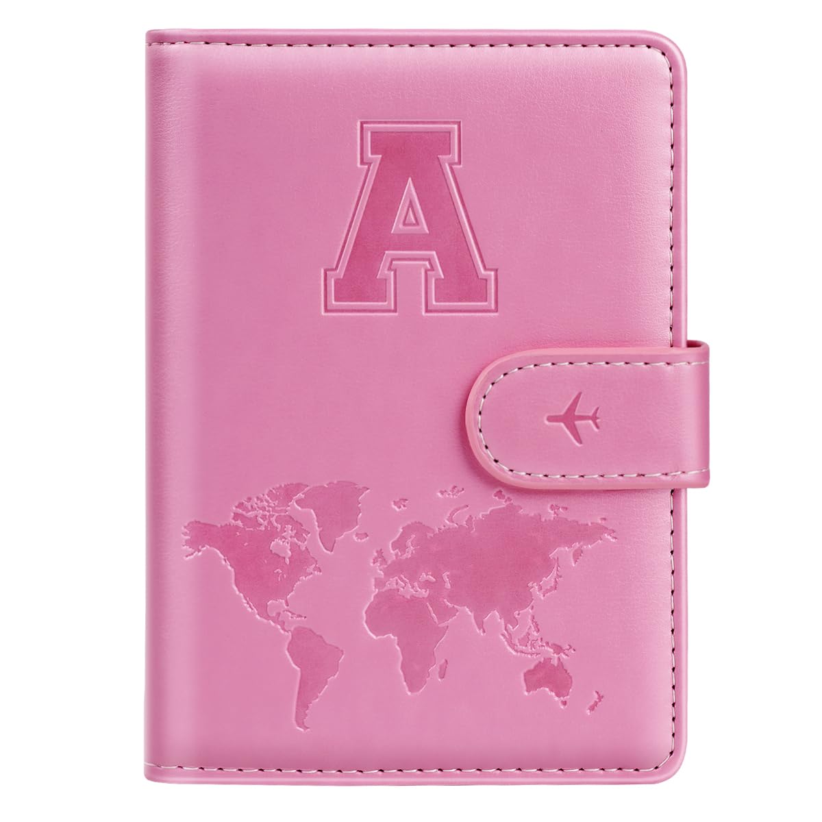 Passport Holder Cover Initial Letter A-Z Travel Wallet Personalized