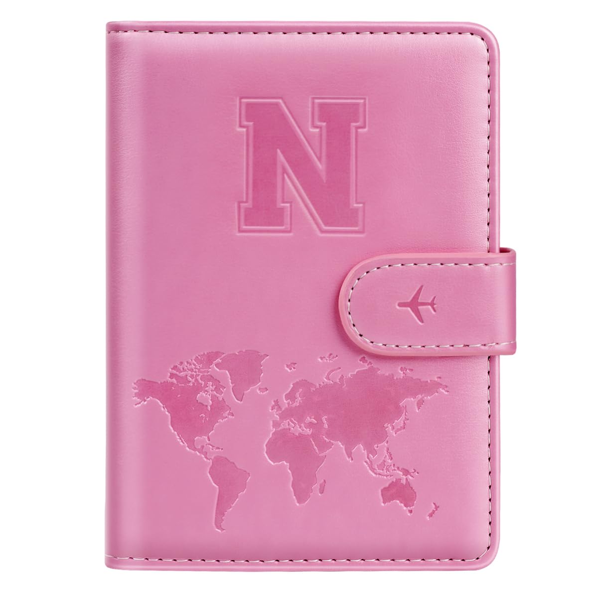 Passport Holder Cover Initial Letter A-Z Travel Wallet Personalized