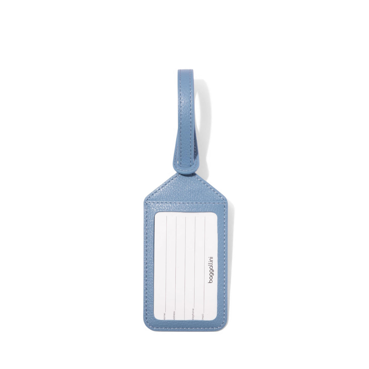 Baggallini Luggage Tag - 2.5"x4" Lightweight Travel Essential Suitcase Tag
