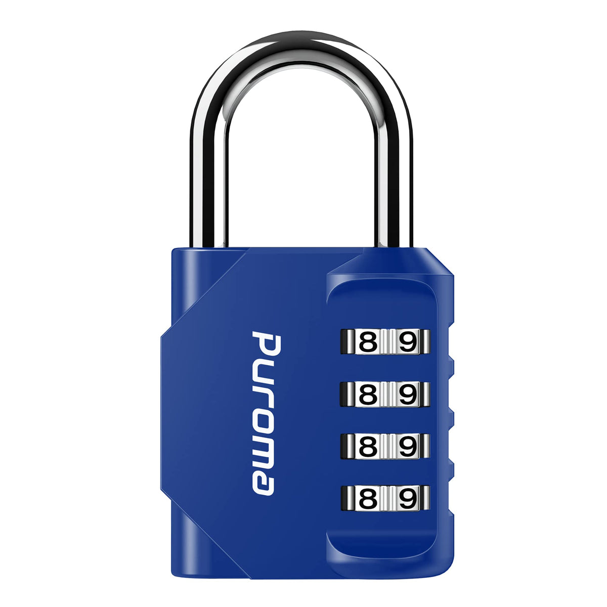 Puroma 2 Pack Combination Lock Locker 4 Digits Combo Padlock Gym Pink