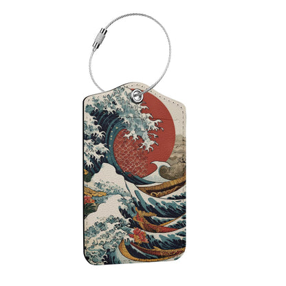Funny Luggage Tag, Quotes Suitcase Tags with Privacy Flap Metal Loop