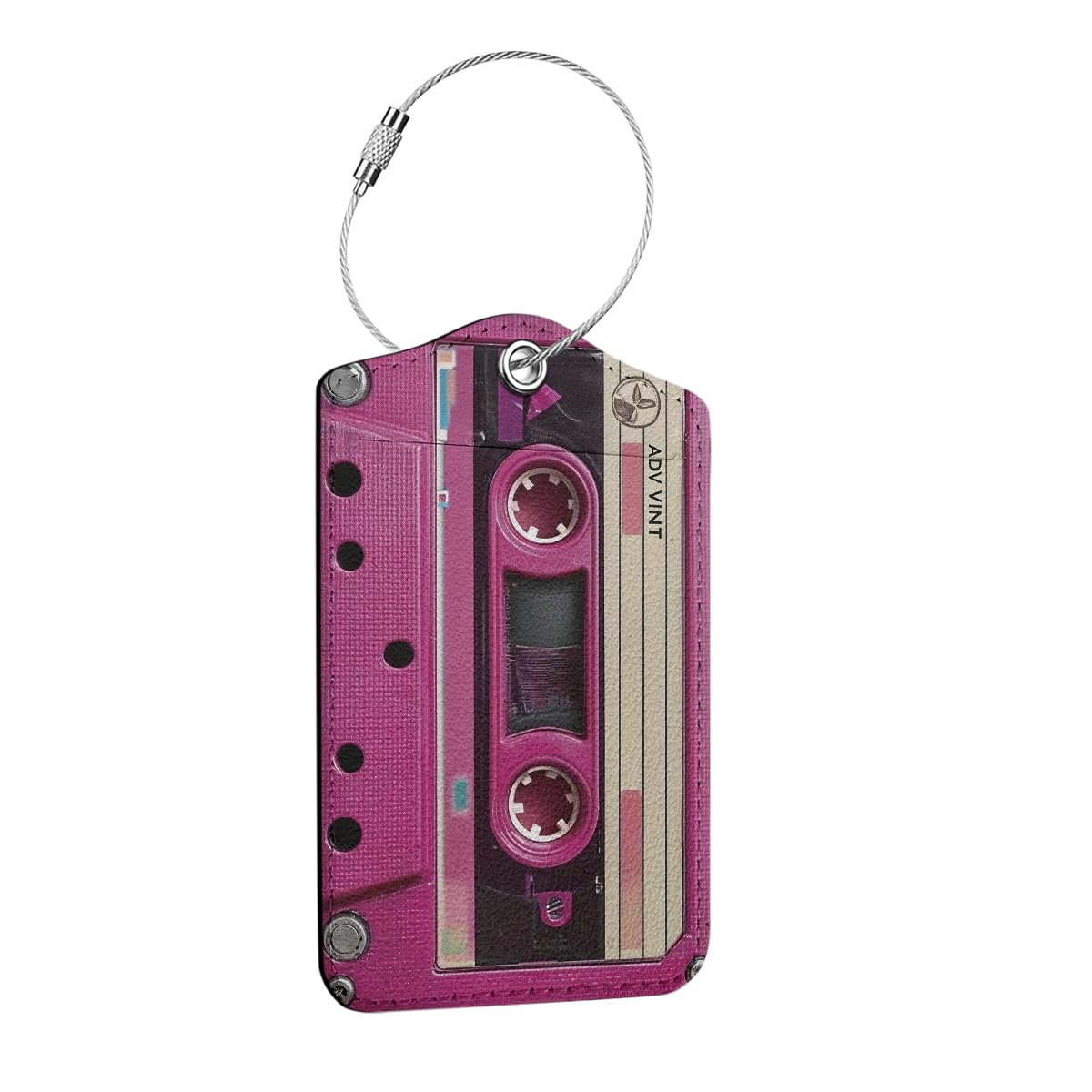 Funny Luggage Tag, Quotes Suitcase Tags with Privacy Flap Metal Loop